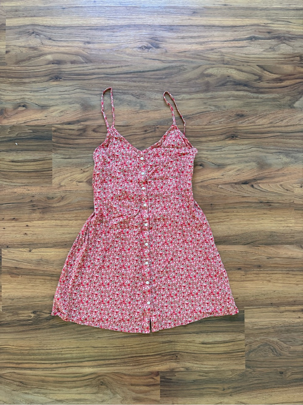 Red aerie Floral Mini Dress